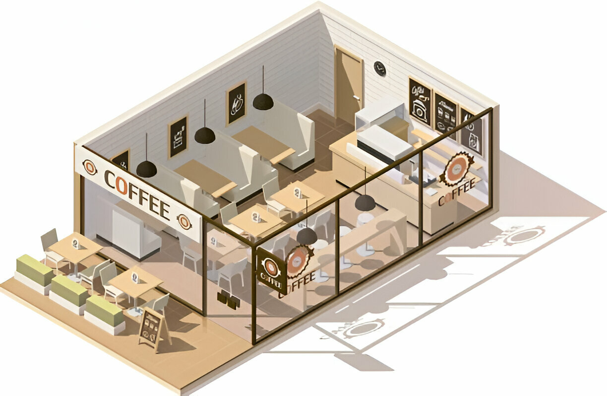 Cafe and Restaurant designs